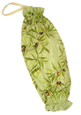 Plastic bags stocker bag (olives. mint green)